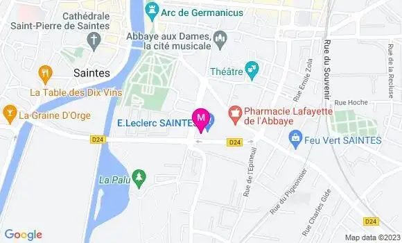 Localisation Station Leclerc
