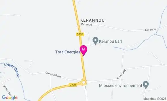 Localisation Relais de la Côte des Légendes