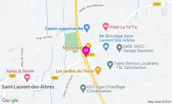 Localisation Casino Carburants