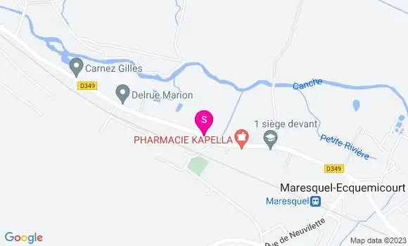 Localisation Carrefour Market