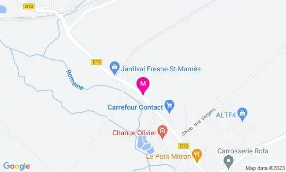 Localisation Relais Frenois