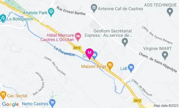 Localisation Relais Saint Pons