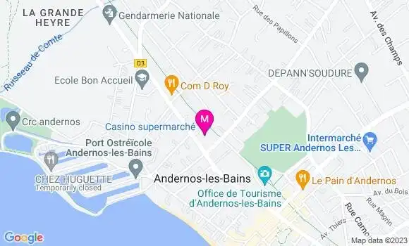 Localisation Supermarché Casino