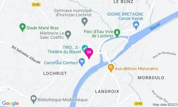 Localisation Carrefour Contact