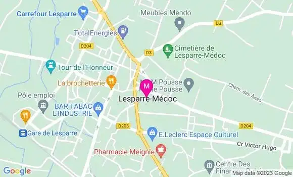 Localisation Station Leclerc