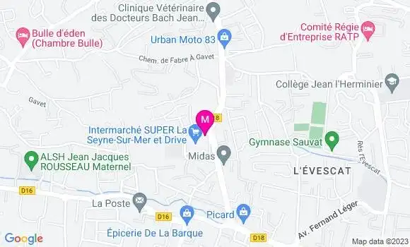Localisation Intermarché Station