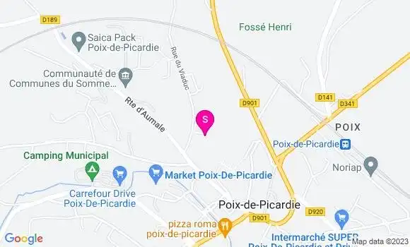 Localisation Intermarché Station