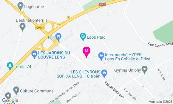 Localisation Intermarché Station