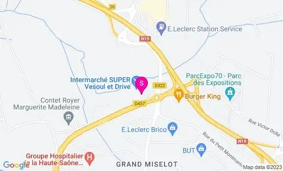 Localisation Intermarché Station