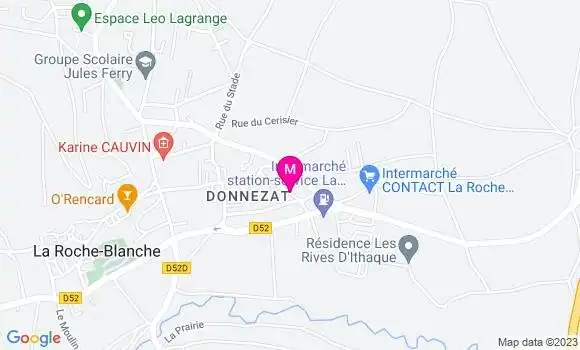 Localisation Intermarché Station