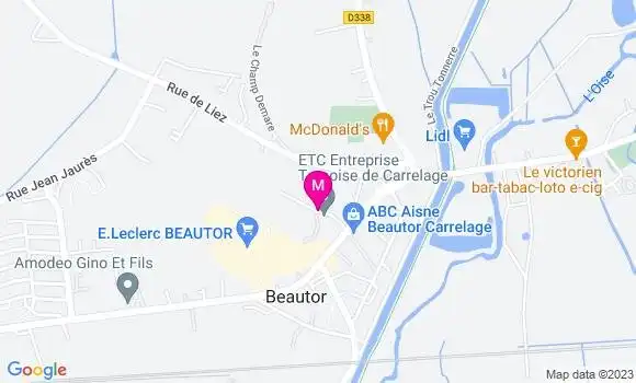 Localisation Station Leclerc