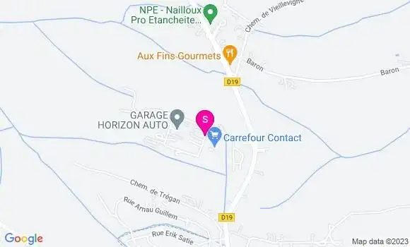 Localisation Carrefour Contact
