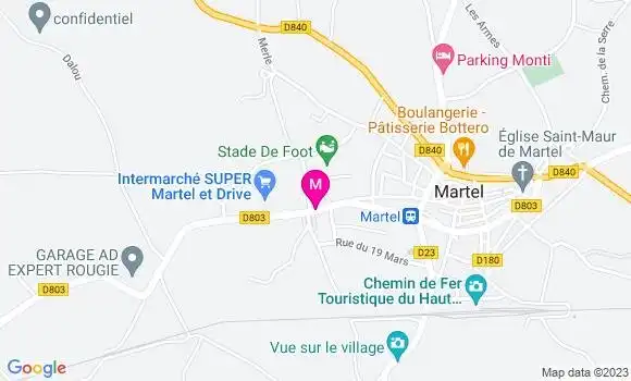 Localisation Intermarché Station