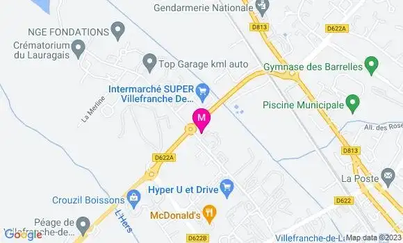 Localisation Intermarché Station