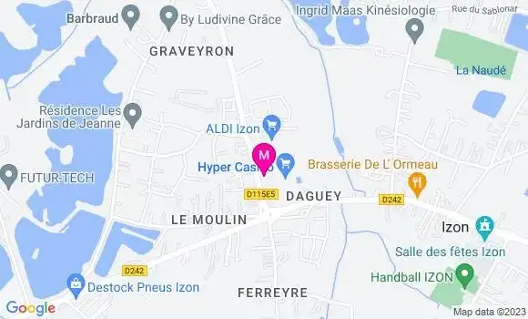 Localisation Casino Supermarché
