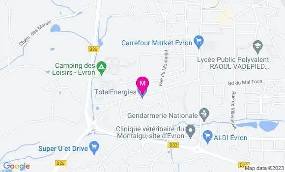 Localisation Super U