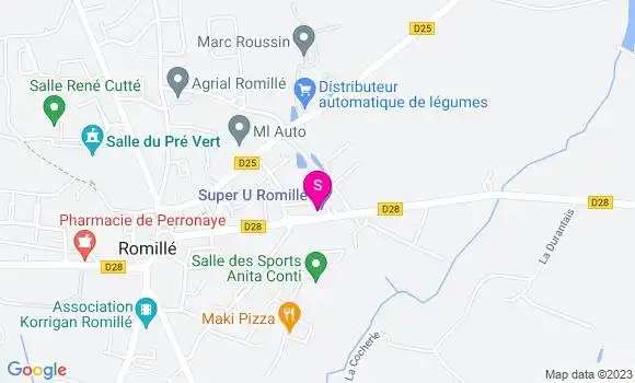 Localisation Super U