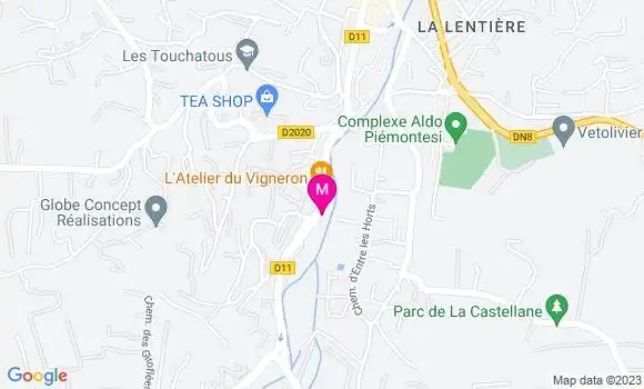 Localisation Relais de la Baume