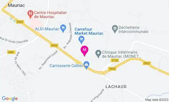 Localisation Carrefour Market