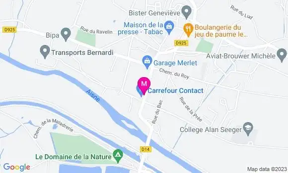Localisation Carrefour Contact