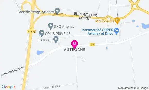 Localisation Intermarché Station