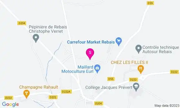 Localisation Carrefour Market