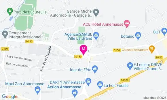 Localisation Relais les Voirons