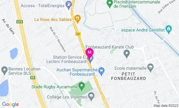 Localisation Station Leclerc