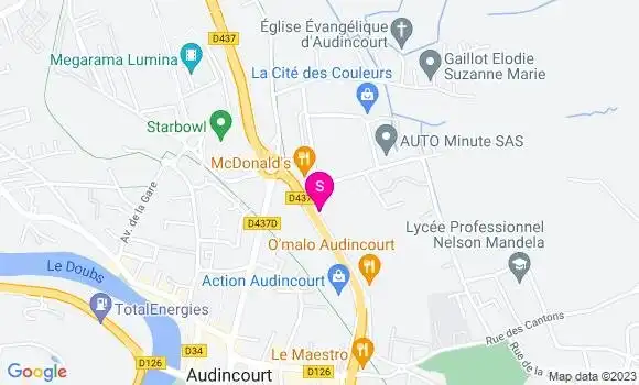 Localisation Intermarché Station