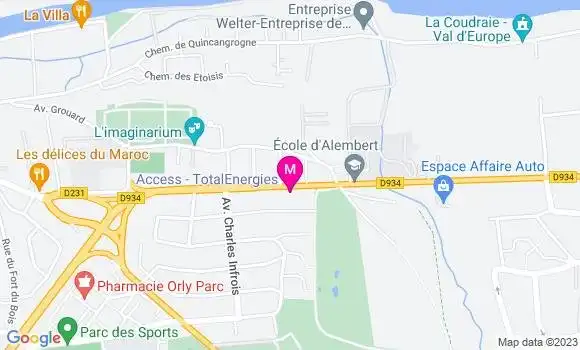Localisation Access TotalEnergies