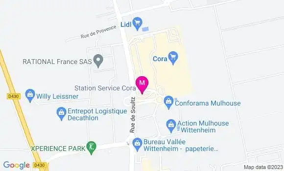 Localisation Station Cora