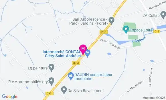 Localisation Intermarché Station