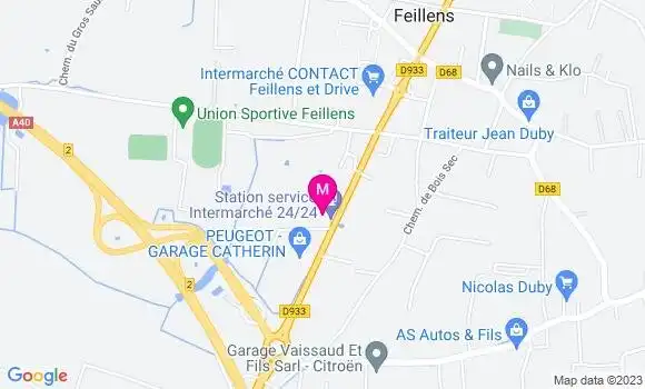 Localisation Intermarché Station