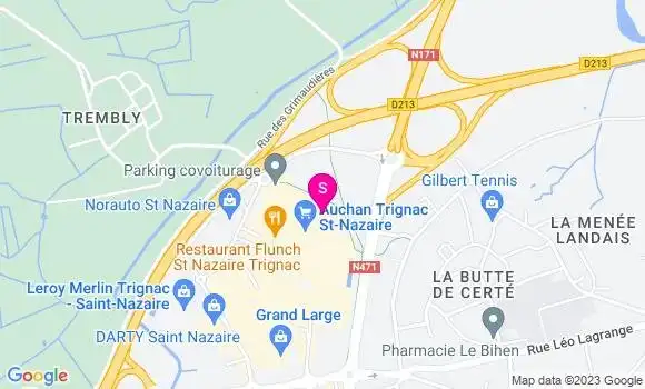Localisation Station Auchan