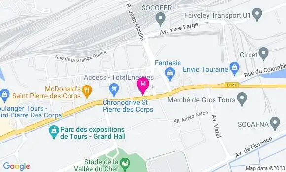 Localisation Relais de la Brétêche