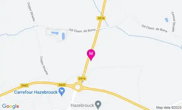 Localisation Station Carrefour