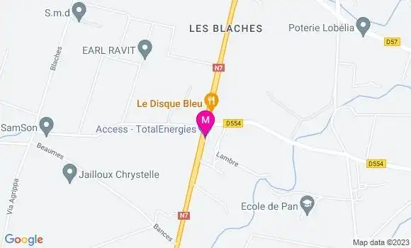 Localisation Access TotalEnergies