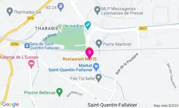 Localisation Station Carrefour