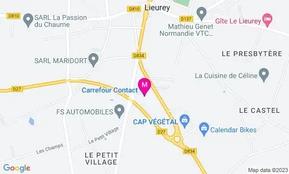 Localisation Carrefour Contact