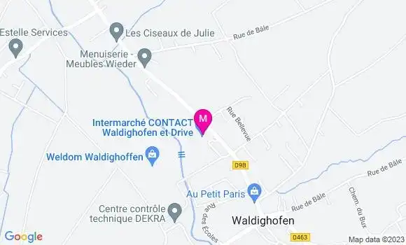 Localisation Intermarché Station