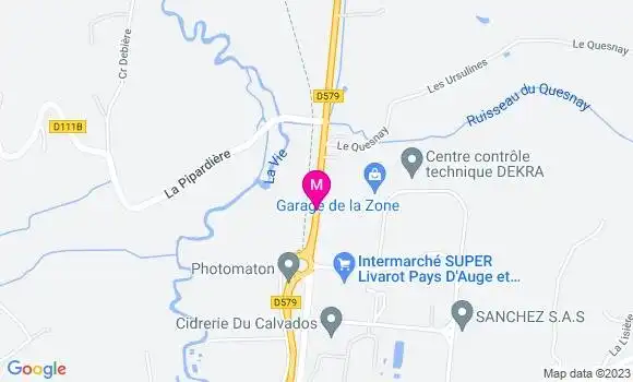 Localisation Intermarché Station