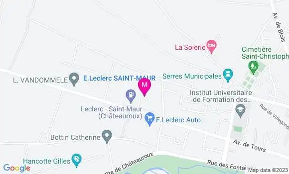 Localisation Station Leclerc