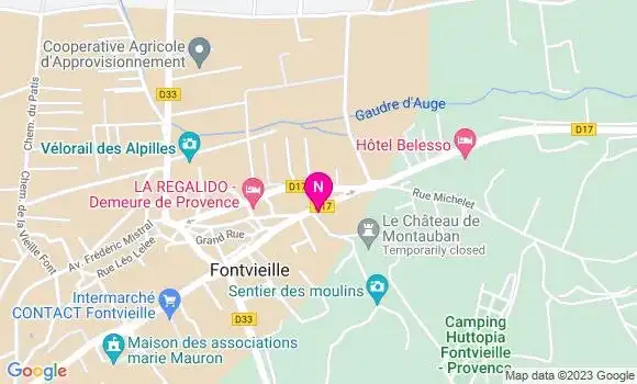 Localisation Le Lutin des Alpilles