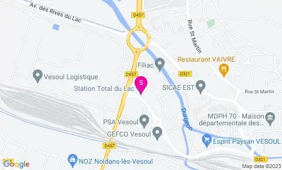 Localisation Station du Lac