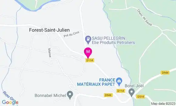 Localisation Pellegrin Elie