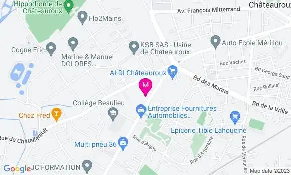 Localisation Carrefour Market