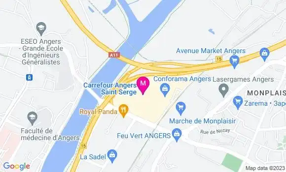 Localisation Station Carrefour