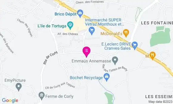 Localisation Intermarché Station