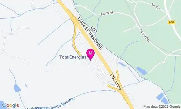 Localisation Aire de Bois de Dourre