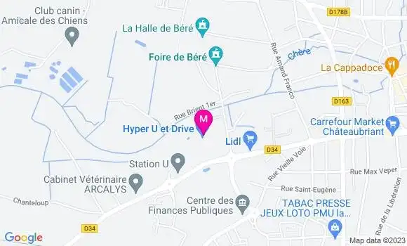 Localisation Hyper U